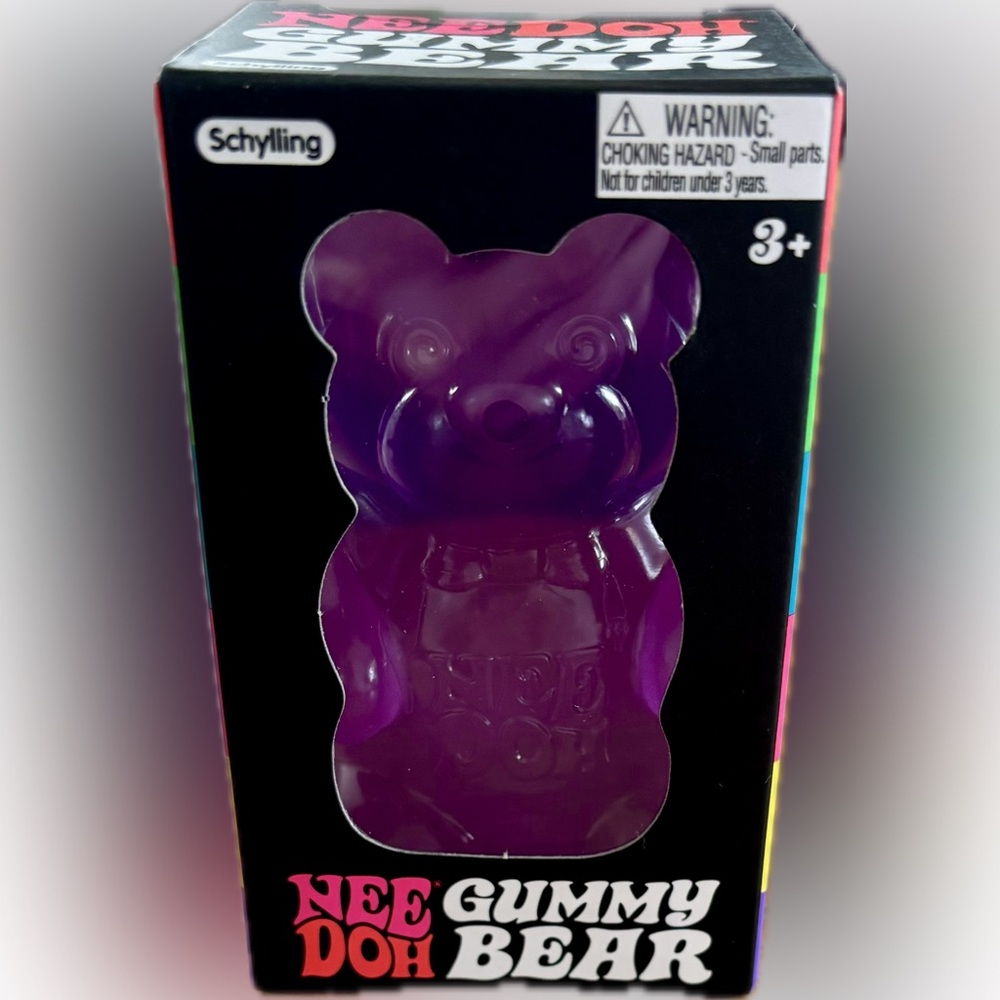 Nee Doh Gummy Bear - Purple